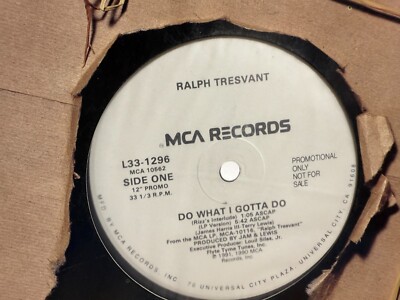 Ralph Tresvant Do What I Gotta Do 12'' 1991 MCA L33-1296 DJ PROMO unplayed