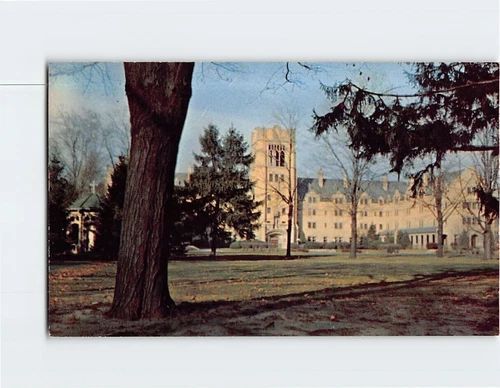 Postcard Le Mans Hall Dormitory & Classroom Building Saint Mary's College USA