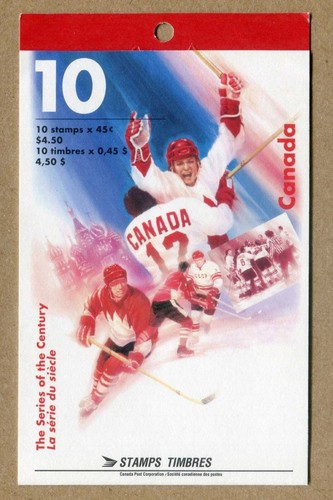 POSTE CANADA La série hockey du siècle 1997 DOSSIER TIMBRES NON OUVERT