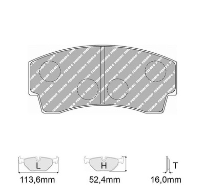 Brake pads Ferodo Racing DS1.11 FRP219W