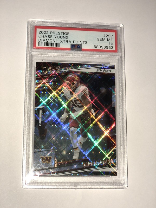 2022 Chase Young Panini Prestige Diamond Xtra Points PSA 10 Pop 1