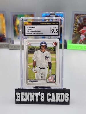 2020 Bowman Prospect Paper 1st Bowman Graded Mint+ 9.5 Prospect Jasson Dominguez | eBay 2020 Bowman Prospect Paper 1st Bowman Graded Mint+ 9.5 Prospect Jasson Dominguez | eBay