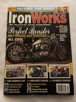 2008 March IronWorks Magazine Mike Seate Hooked On Speed In Buell s (MH386)