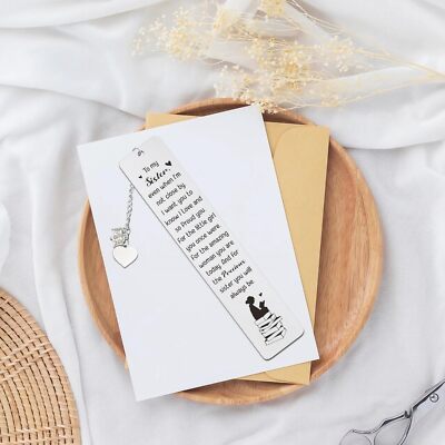 Unique Funny Metal Bookmarks - Perfect Gifts For Book Lovers, Women, Best Friends, Sisters 2 thumbnail image