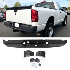 Powder-coated Rear Step Bumper Assembly For 2004-2008 Dodge Ram 1500 2500 3500