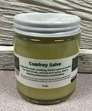 Amish Made Herbal Comfrey Salve / Choice of 1 OZ & 4 OZ Jar