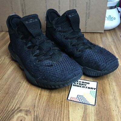 Nike Basketball Shoes Mens LeBron 16 XVI Low Triple Black Team USA 