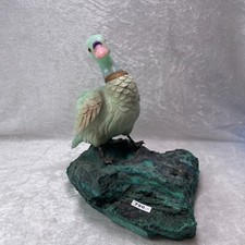 Ente Edelstein Gravur Skulptur Engraving Steinvogel carved Stone