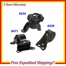 Fits:1995-1998 Mazda Protégé 1.5/ 1.8L Engine Motor & Trans. Mount Set 3PCS M628