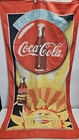 Always Coca-Cola vintage 90s Coke Beach Towel Collectible Food Memorabilia