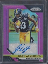 JAMES WASHINGTON 2018 PANINI PRIZM PINK PRIZMS SP ROOKIE AUTO RC