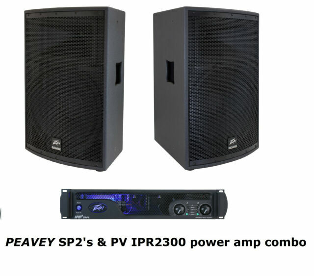 Peavey Ipr2 3000 & Two Peavey Sp2 Speakers Ships to USA for sale online eBay