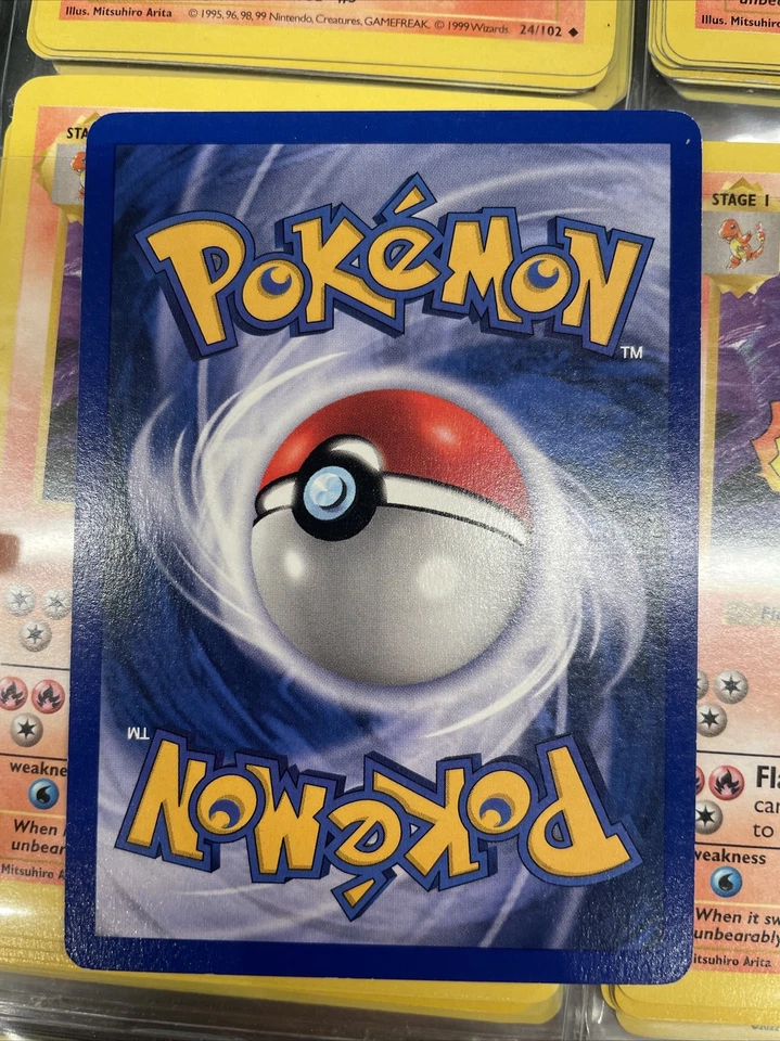 Pokemon Card Charmeleon Shadowless Base Set Uncommon 24/102 Near Mint - Image 2 of 3