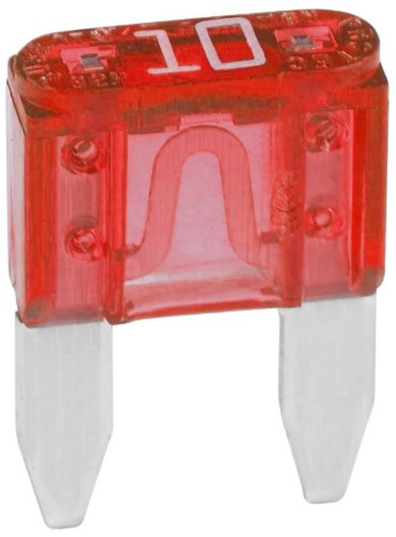 ATM-10 Red ATM 10 Amp Fast-Acting Automotive Mini Blade Fuses - 5 per Box