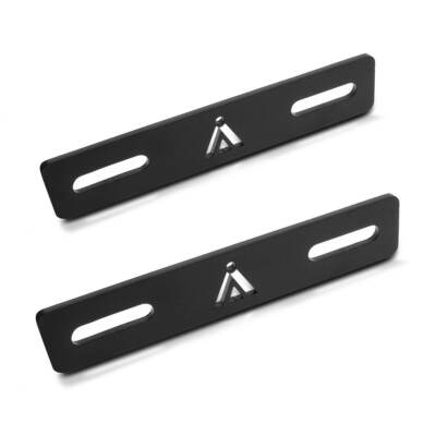 2pcs Lasfit Hood Ditch Light Mounting Bracket Extensions Easy Installation Black