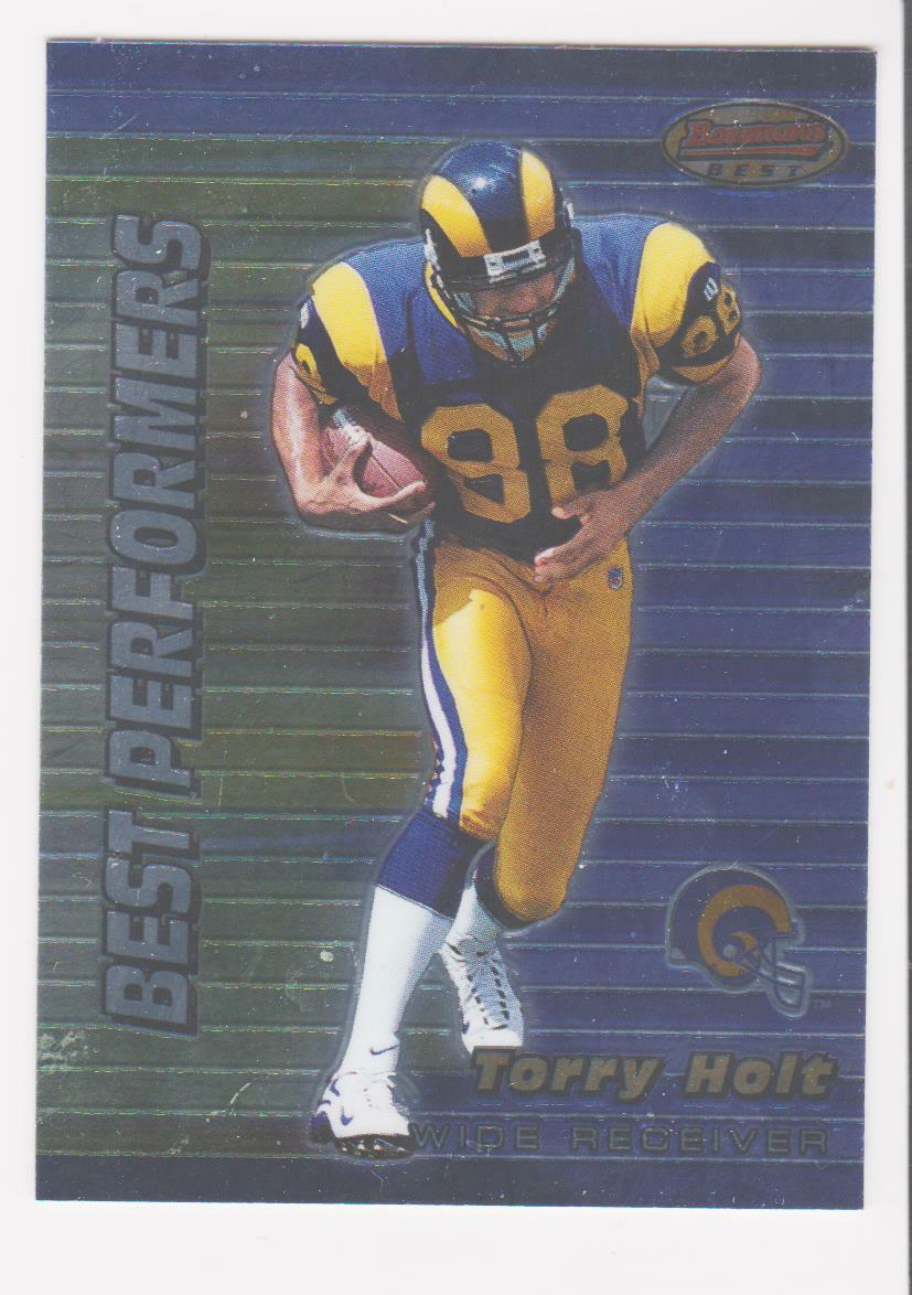 1999 Bowman's Best #99 Torry Holt rookie card, Los Angeles Rams All-Pro