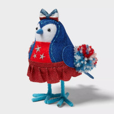 Target Sun Squad Bird CHEERY Pom Pom Bow Red White Blue Summer 2025 NEW