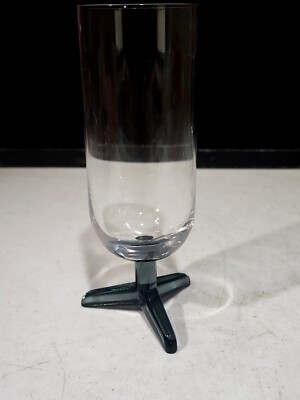 1- MORGANTOWN Glass HANG UPS COCKTAIL TUMBLER Clear Bowl Tripod Footed Base