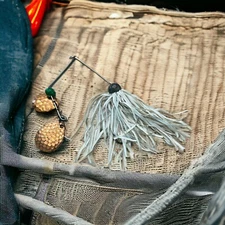 Double Colorado Hammered Spinnerbaits Head Copper Color Fishing Lure Single Hook