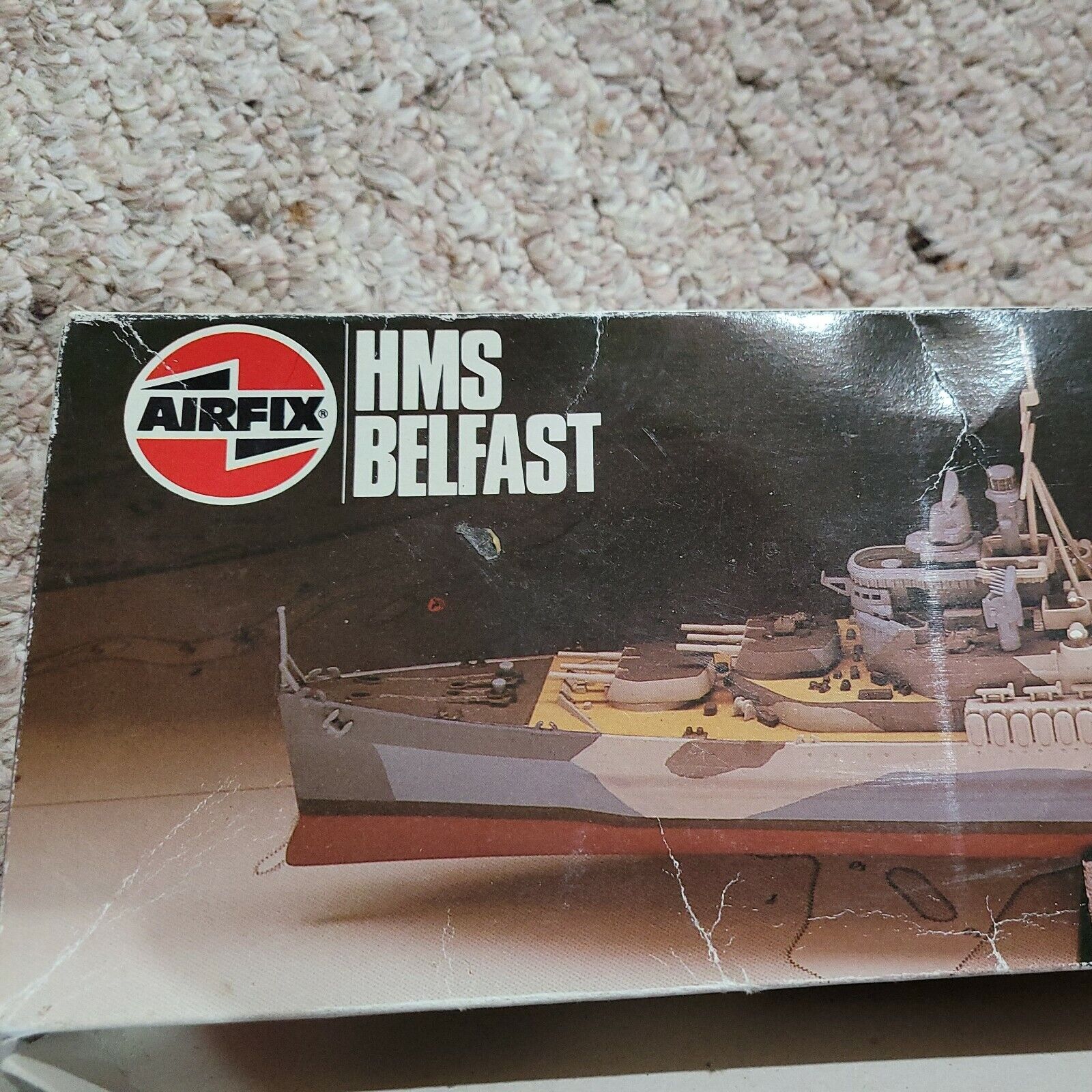 Airfix HMS Belfast 1 600 Scale Plastic Model A04212 for sale 