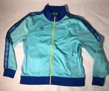 umbro Track suit top xL excellent condition Turquoise dark blue yellow