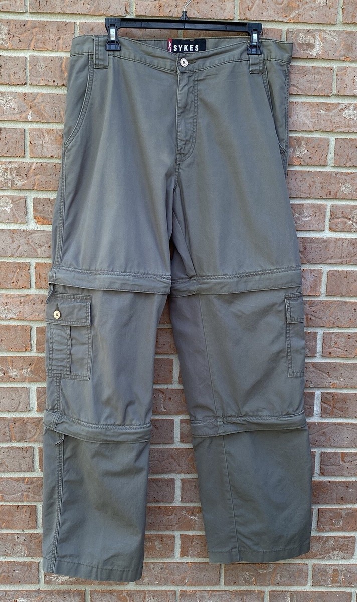 Vintage Levis Sykes Cargo Military Convertible Pants Mens 34