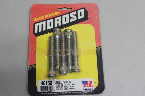 Moroso Press-In Wheel Studs - 1/2in x 3in - 5 Pack main image 1