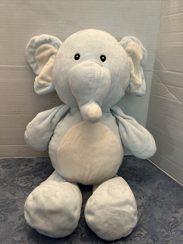 Large 22" 2019 Kelly Toy Squishy Soft Baby Elephant Rattle Plush Doll ...