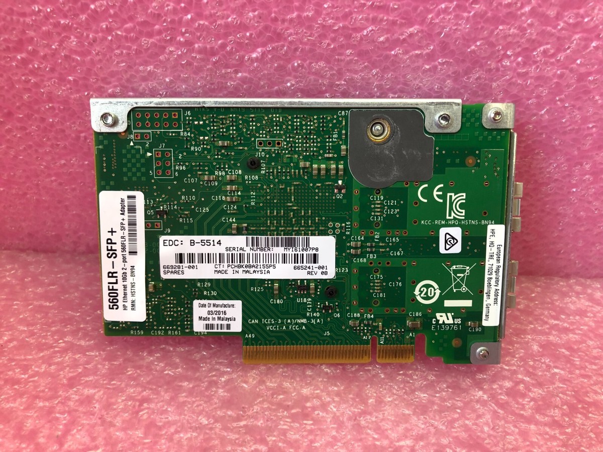 HP 560FLR-SFP+ 10Gb 2-Port FlexLOM Adapter - Foto 4