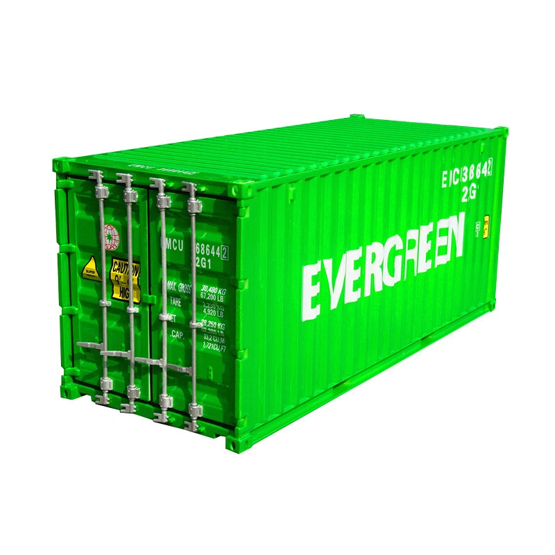 New 1:20 Scale EVERGREEN Shipping Freight Container High Simulation Model Gift - Image 2 of 4