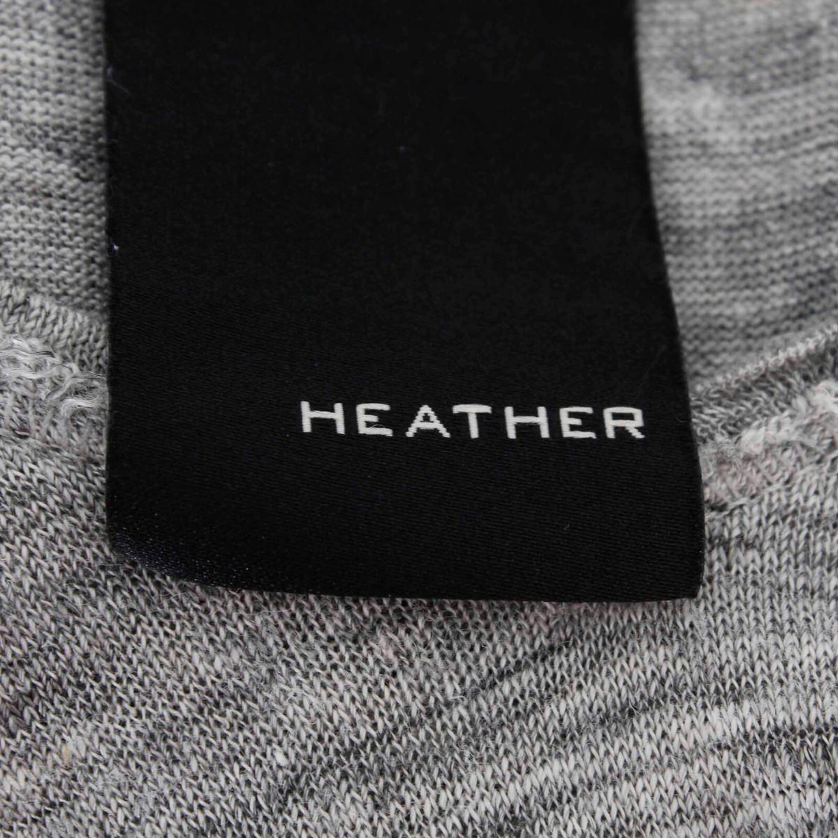 トップス COLLEGELOGOOFFSHOULDERSWEATTOP HEATHER Heather Grey Sweater Top - Off-The-Shoulder Sweater
