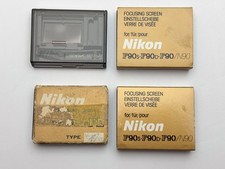 Lot of 4 Nikon focusing screens