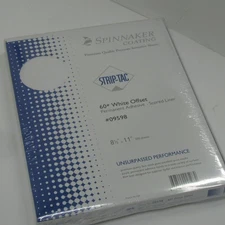 Spinnaker Strip-Tac Matte Litho 60# 8.5"x11" 500/pack