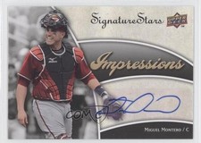 2009 Upper Deck Signature Stars Impressions Miguel Montero #IMP-MM Auto 0w3