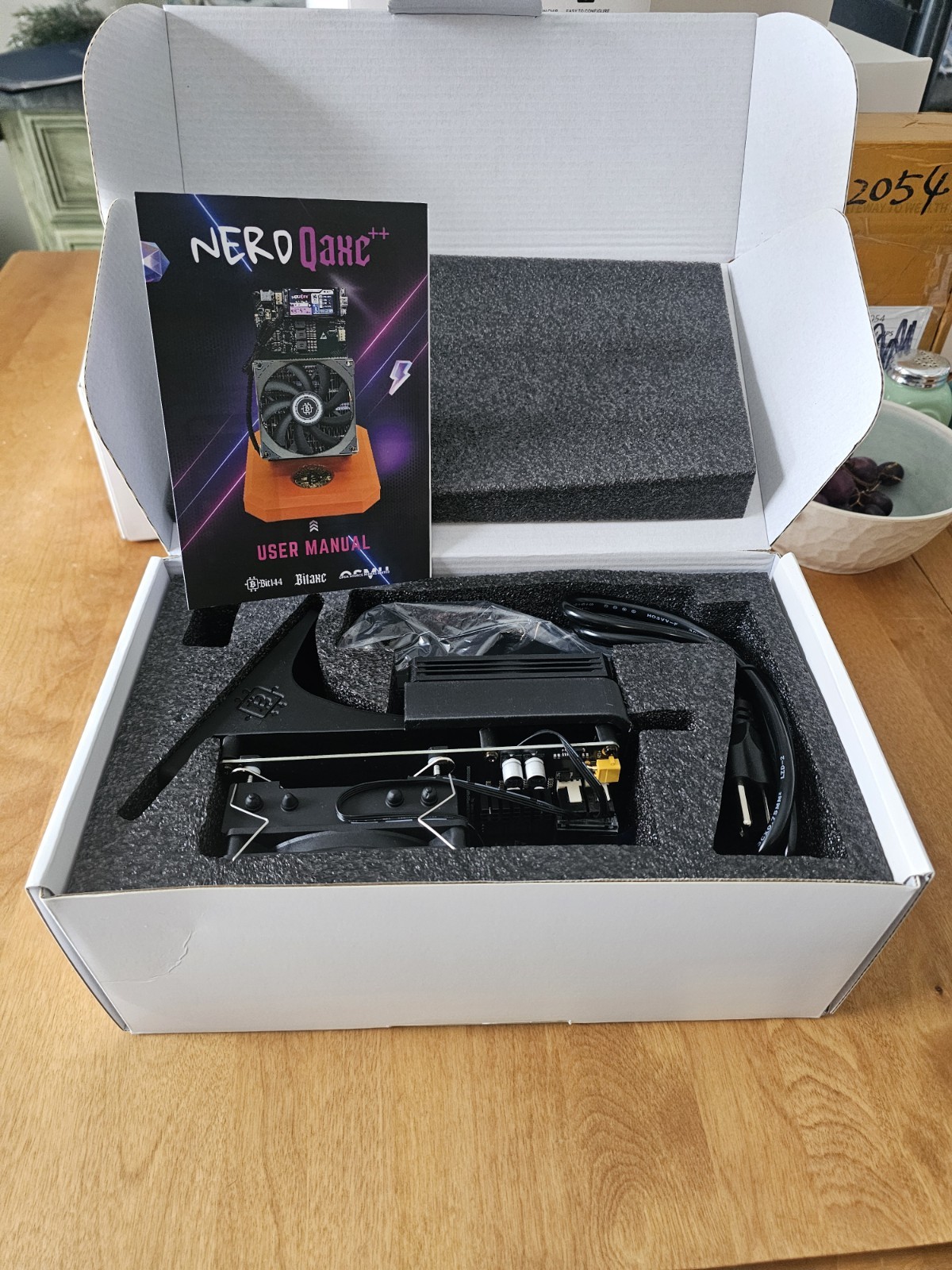 New Nerdqaxe++ Rev6. 1 Bitcoin Miner SHA-256 Crypto Miner with PSU US Stock