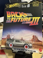 Hot Wheels Premium Pop Culture 2025 Back to the Future III Time Machine DeLorean