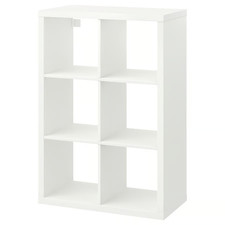 IKEA KALLAX Shelving Unit White 77x112 Storage Bookcase Display Unit New