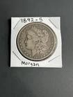 1892-S -  $1 Morgan Silver Dollar - VG.