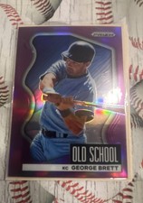 2022 Panini Prizm - Old School George Brett #OS-6 Purple Prizm