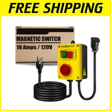 Magnetic Power Switch Box with 5.5 ft Cord - Enhanced Tool Safety Solution