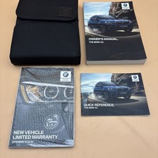 2019 BMW X3 Owner’s Manual Quick Reference Guide With Case