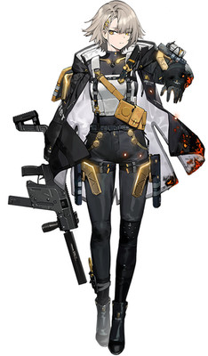 Vector Girls Frontline 2 Anime Waifu Sticker 6'' Car Decal Weatherproof