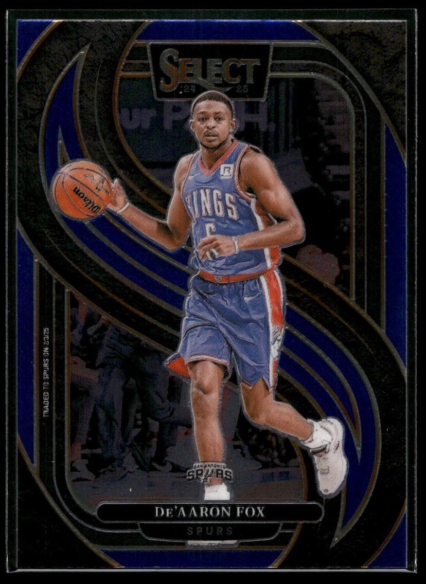 PSA9 ディアロンフォックス　De'Aaron Fox　SELECT 2024-25 Panini Select De'Aaron Fox PREMIER LEVEL RETAIL BLUE