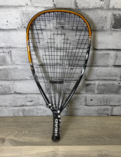 Head TKO Racquetball Racquet 3 5/8" Grip Black Gold White Strung Racket