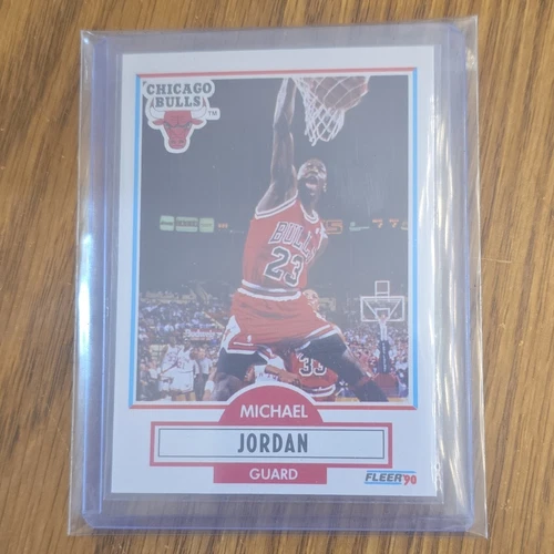 Fleer 1990-91 Michael Jordan Chicago Bulls #26 Base Set NBA Basketball Card