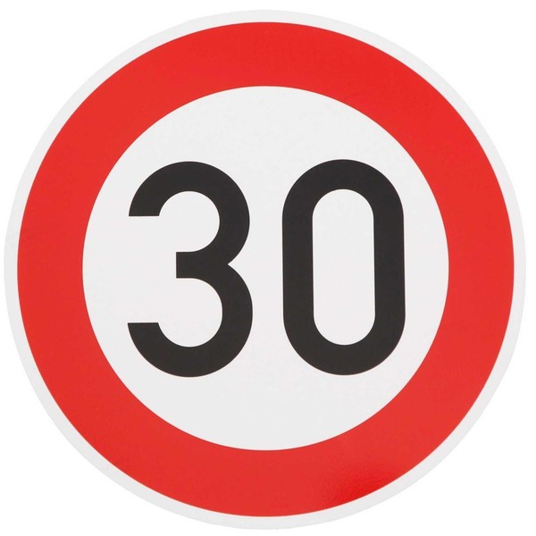Stvo Verkehrszeichen 274-30 Km/H Verkehrsschild Ral 600 Mm StraßEnschild Schild-image