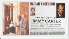 6° Cachets 6043 President Jimmy Carter and Contralto Singer Marian Anderson 
