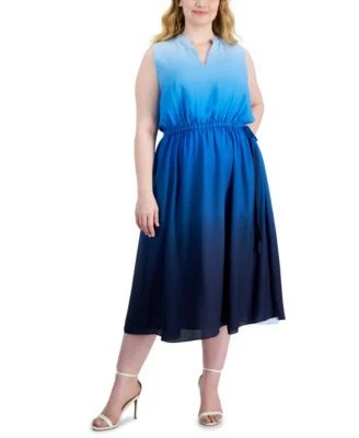 Anne Klein Plus Size Jenna Ombre Sleevele 91308736340 3X RT $149.0