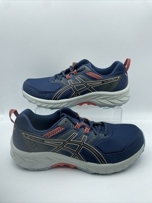 Asics Gel Venture 9 Waterproof Blue Trail Running Schuhe Sneaker UK 7 EU 41,5