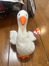 Ty Beanie Babies Gracie The Swan - White